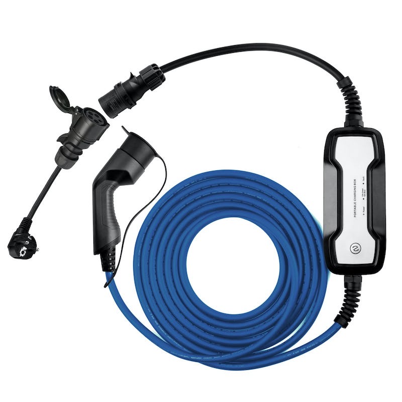 Matkalaturi Suko-Type2 10/16A 3,6kW