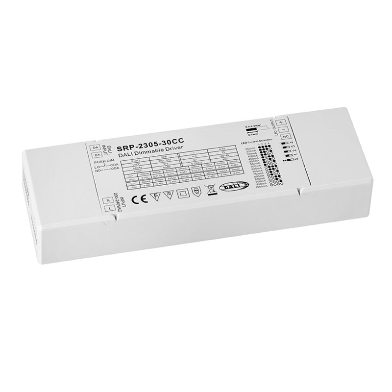 Treco DALI Vakiovirta liitäntälaite CCT LED valaisimille 30W